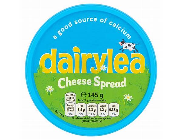 Dairylea cheese spread food facts
