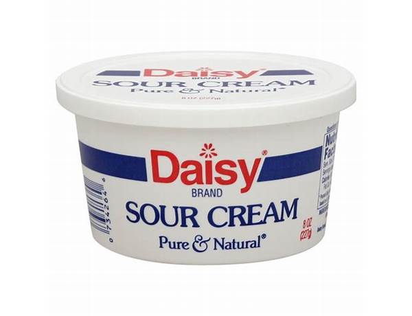 Daisy 8oz sour cream food facts