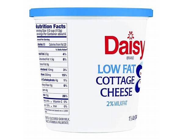 Daisy cottage cheese food facts