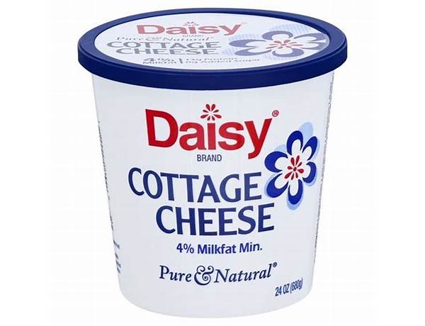 Daisy cottage cheese small curd food facts