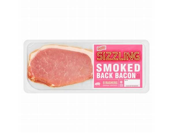 Danish smoked back bacon food facts