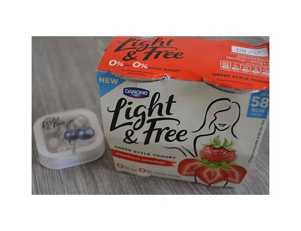 Danone light and free ingredients