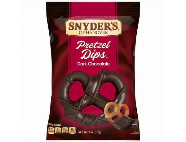 Dark chocalte pretzels food facts