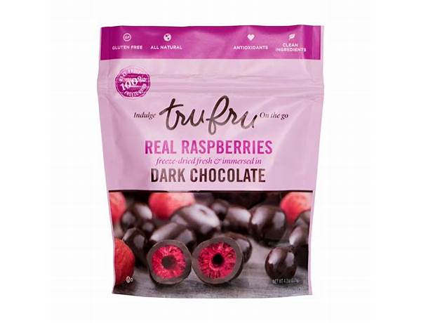 Dark chocolate covered freeze dried strawberries food facts