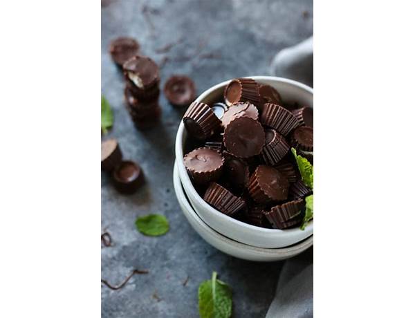 Dark chocolate mint cup food facts