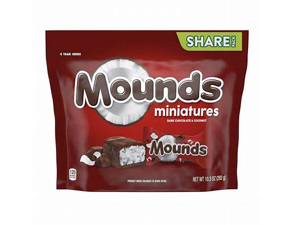 Dark chocolate mounds food facts