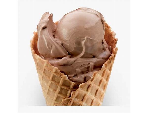 Dark chocolate waffle cone food facts