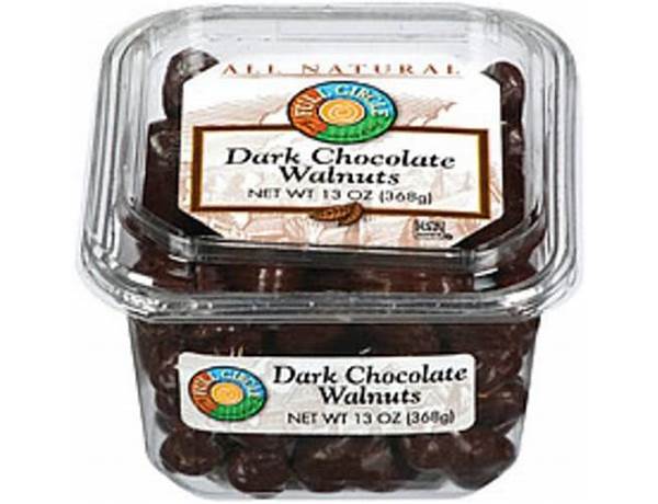 Dark chocolate walmuts food facts