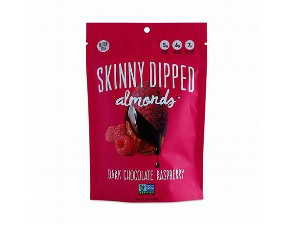 Dark raspberry almond chocolate bars food facts