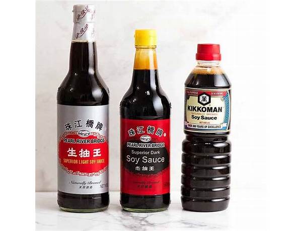 Dark soy sauce ingredients