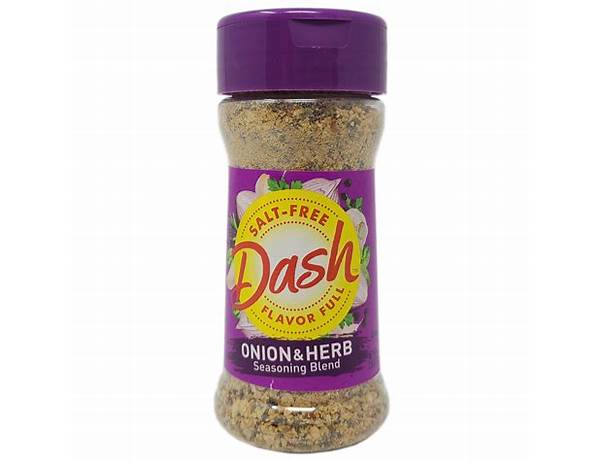 Dash salt-free flavor blend nutrition facts