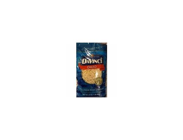 Davinci, orzo nutrition facts