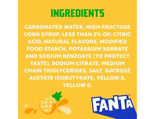 Day's, pineapple soda ingredients