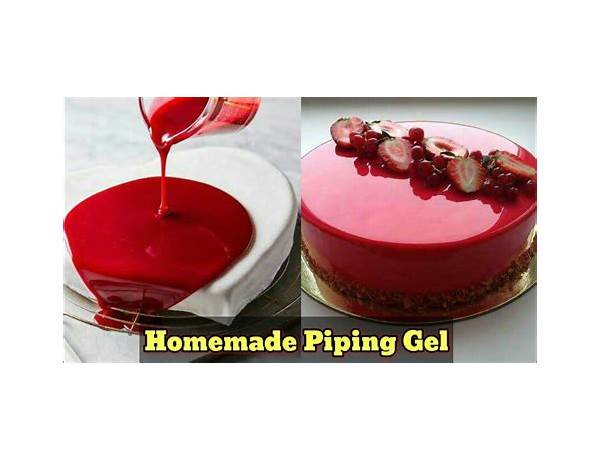 Decorating gel food facts