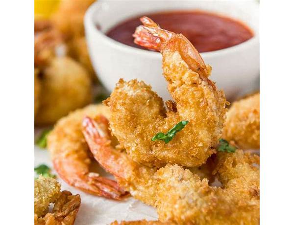 Deep fried shrimps food facts