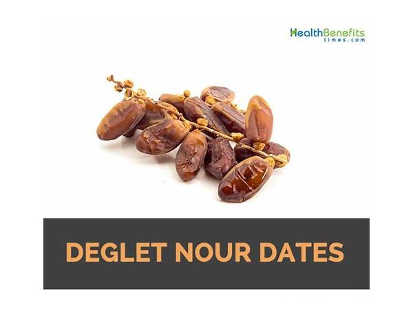 Deglet noor dates food facts