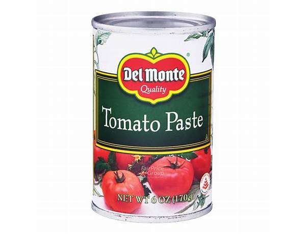 Del monte tomato paste food facts