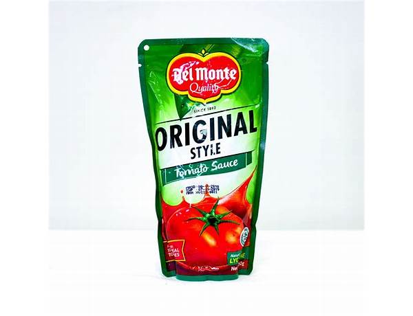 Del monte tomato sauce 425g ingredients