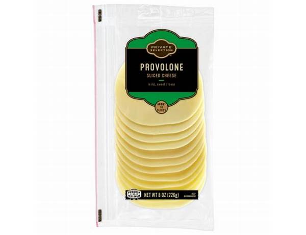Deli sliced cheese, provalone 2% milk food facts