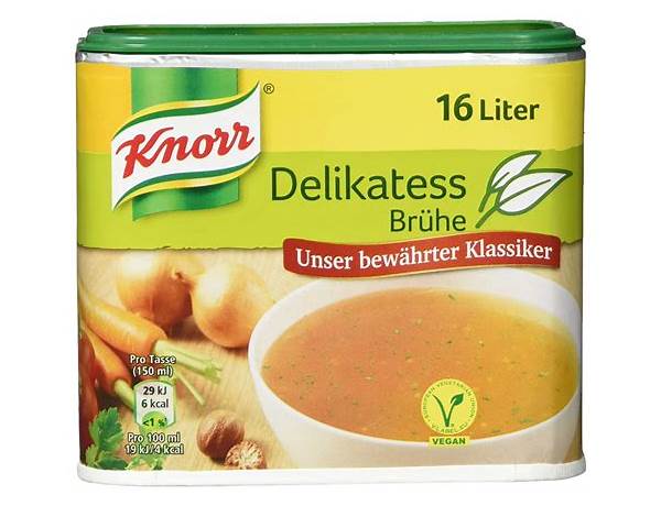 Delikatess brühe food facts