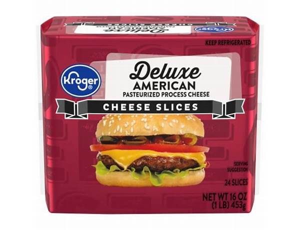 Deluxe american cheese slices food facts