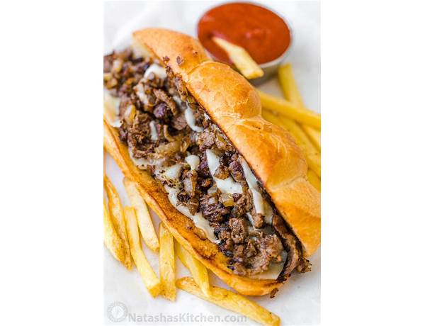 Deluxe philly cheesesteak food facts