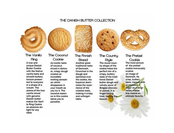 Denmark cookies ingredients