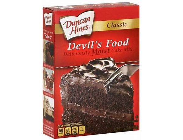 Devil's food food facts