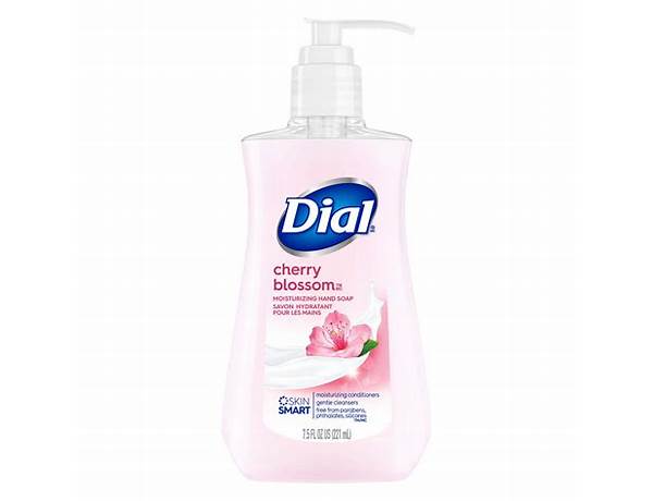 Dial cherry blossom hand soap - nutrition facts