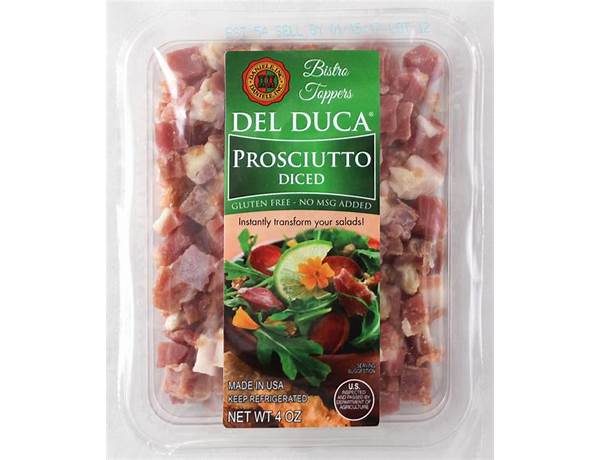 Diced prosciutto food facts