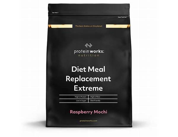 Diet meal replacement extreme rasperry mochi ingredients