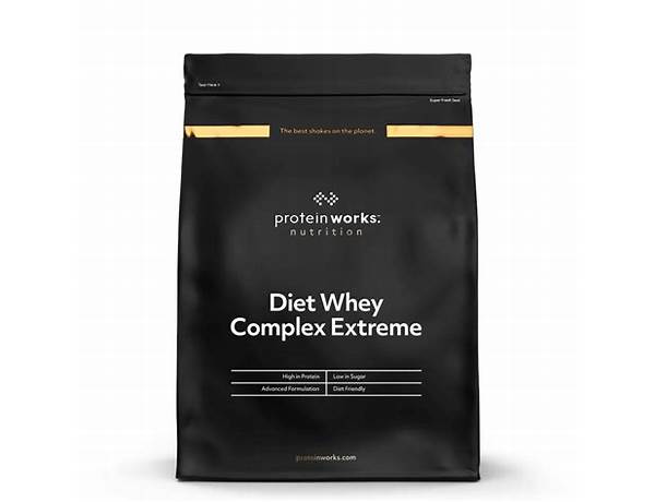 Diet whey complex extrême chocolat food facts