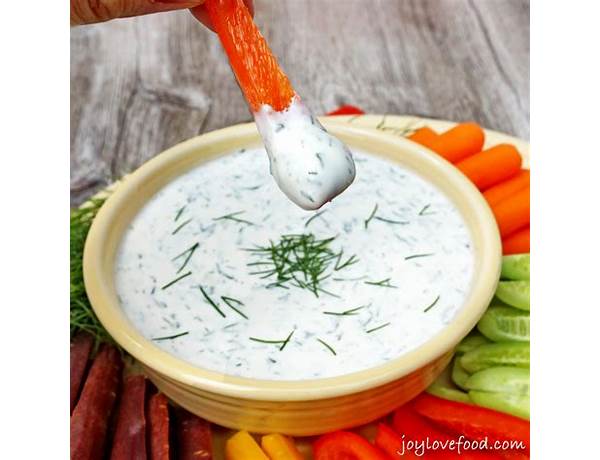 Dill and onion dip ingredients