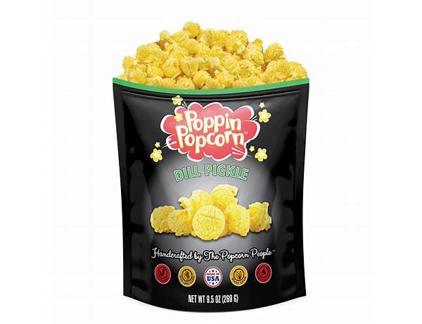 Dill pickle popcorn food facts