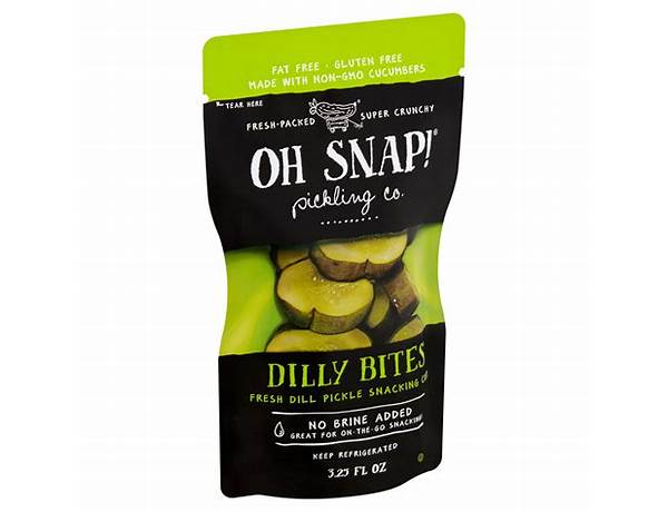 Dill pickle snack pack ingredients