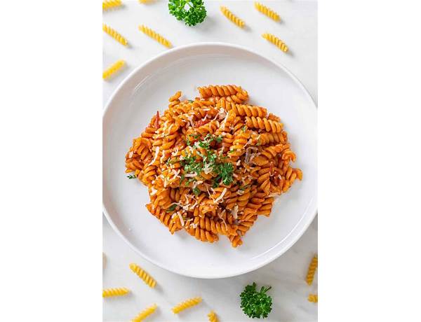 Dining blend of rotini pasta ingredients