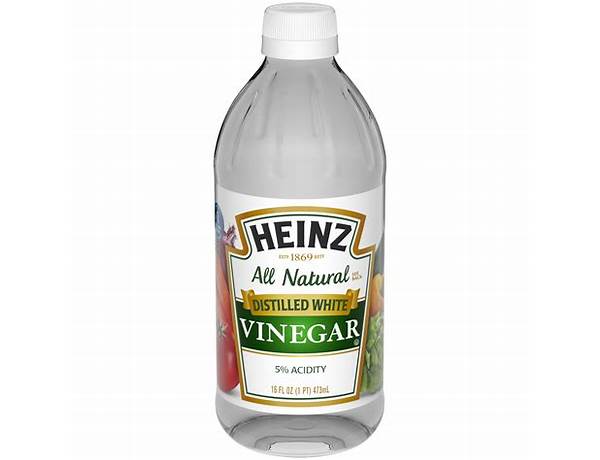 Distilled white vinegar food facts