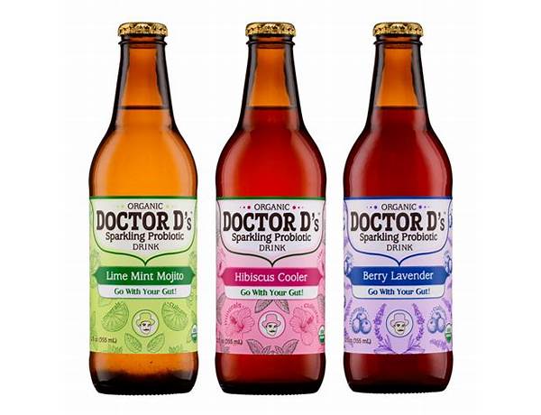 Doctor d’s sparkling probiotic drink food facts