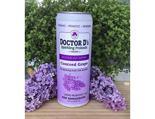 Doctor d’s sparkling probiotic drink ingredients