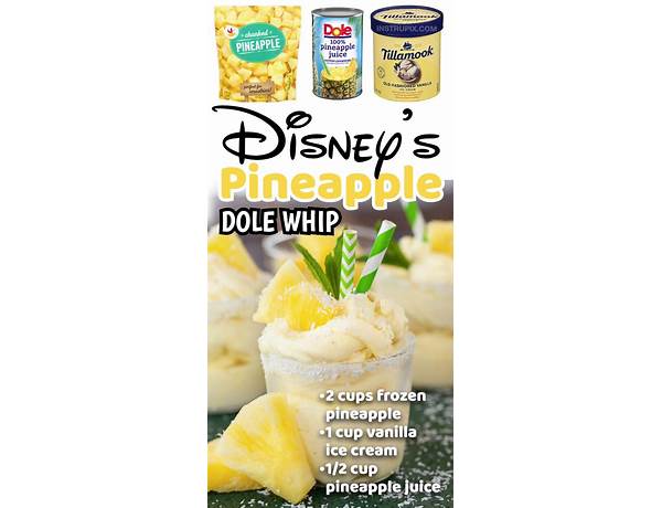 Dole whip ingredients