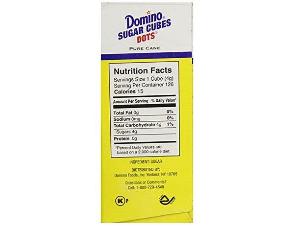 Domin0 sugar ingredients