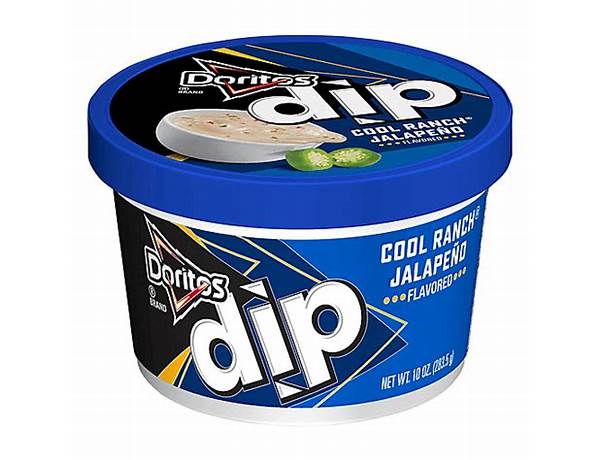 Dorito dip cool ranch jalapeños food facts