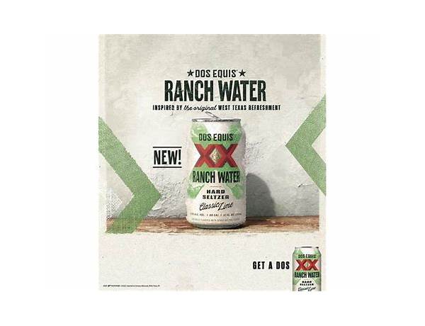 Dos equis ranch water food facts