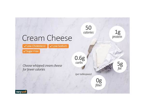 Double cream cheese food facts