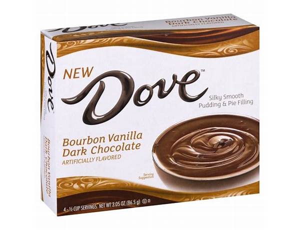 Dove bourbon vanilla dark chocolate food facts