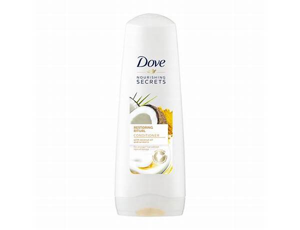 Dove coconut conditioner - nutrition facts