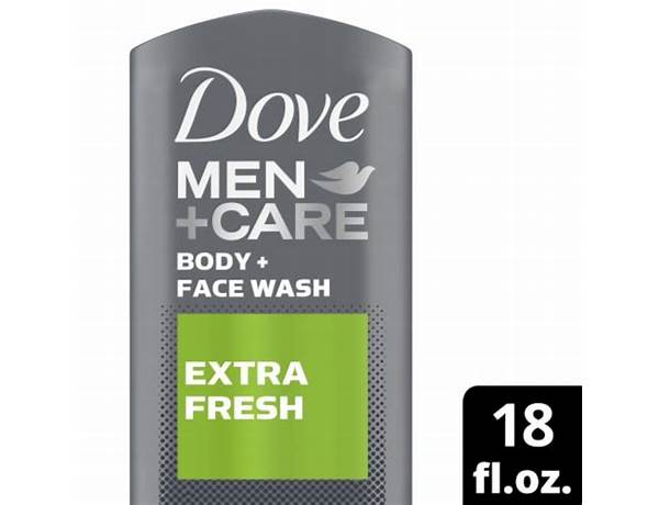 Dove men   care - food facts