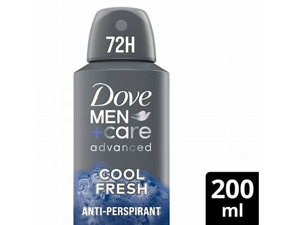 Dove men care cool fresh - nutrition facts