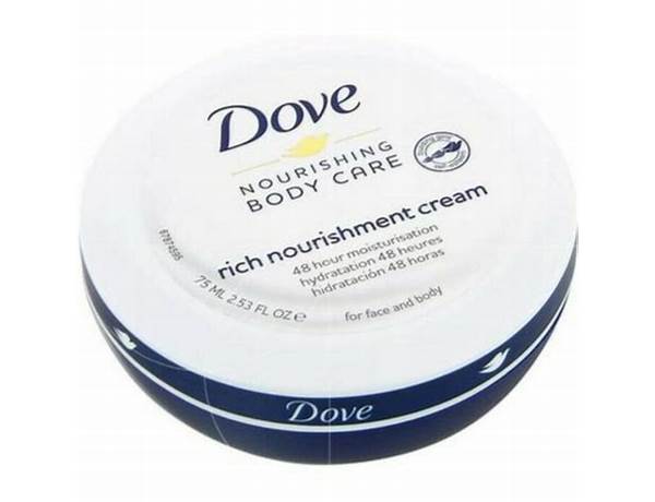 Dove nourishing body care ingredients