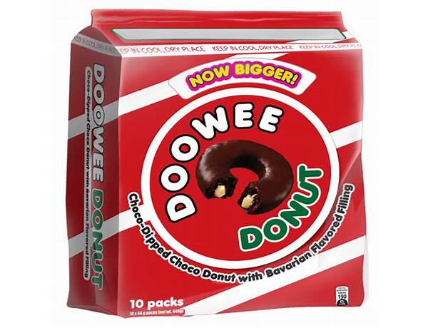 Dowee donut ingredients